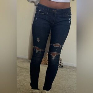 Hollister low rise super skinny jeans